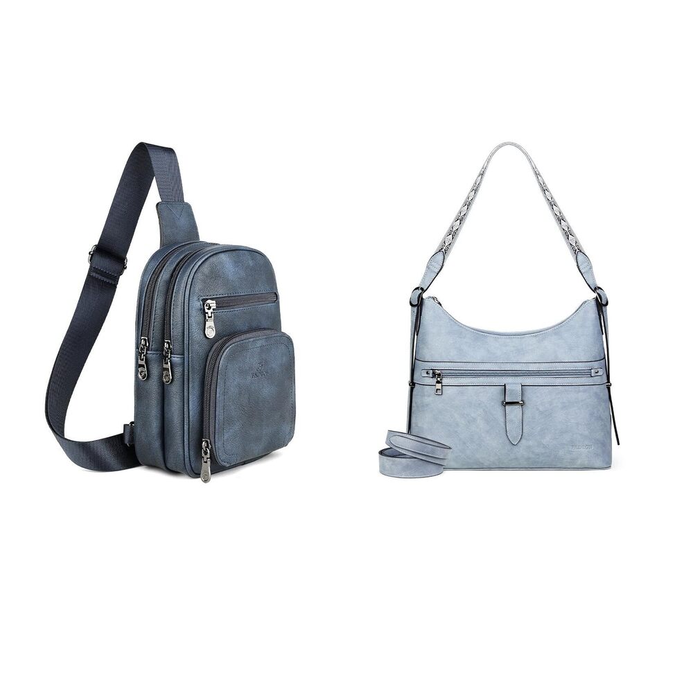 2964 Sling Bags & purses Blue Collection